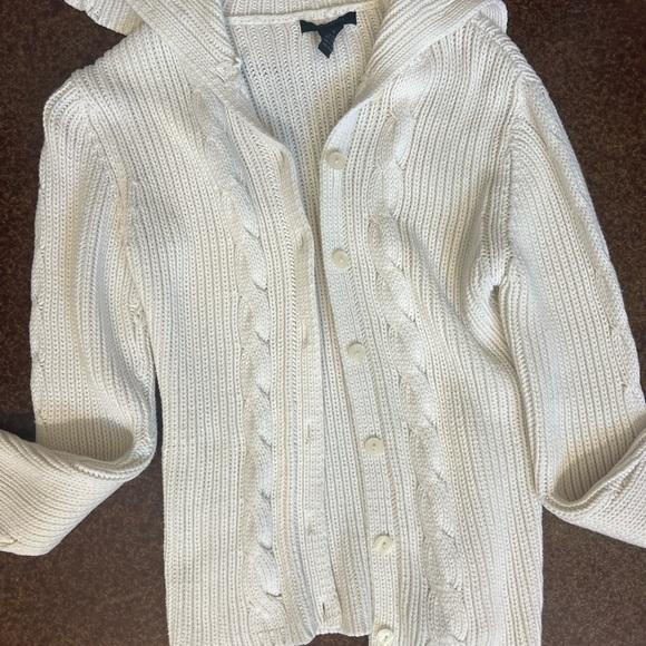 Limited cream button up cardigan - Picture 2 of 3